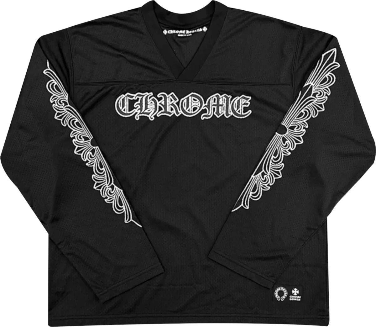 Chrome Hearts Long-Sleeve Mesh Shirt