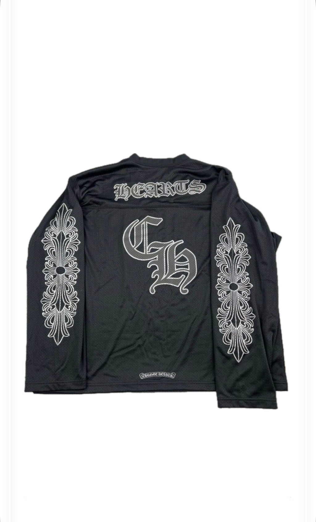 Chrome Hearts Long-Sleeve Mesh Shirt