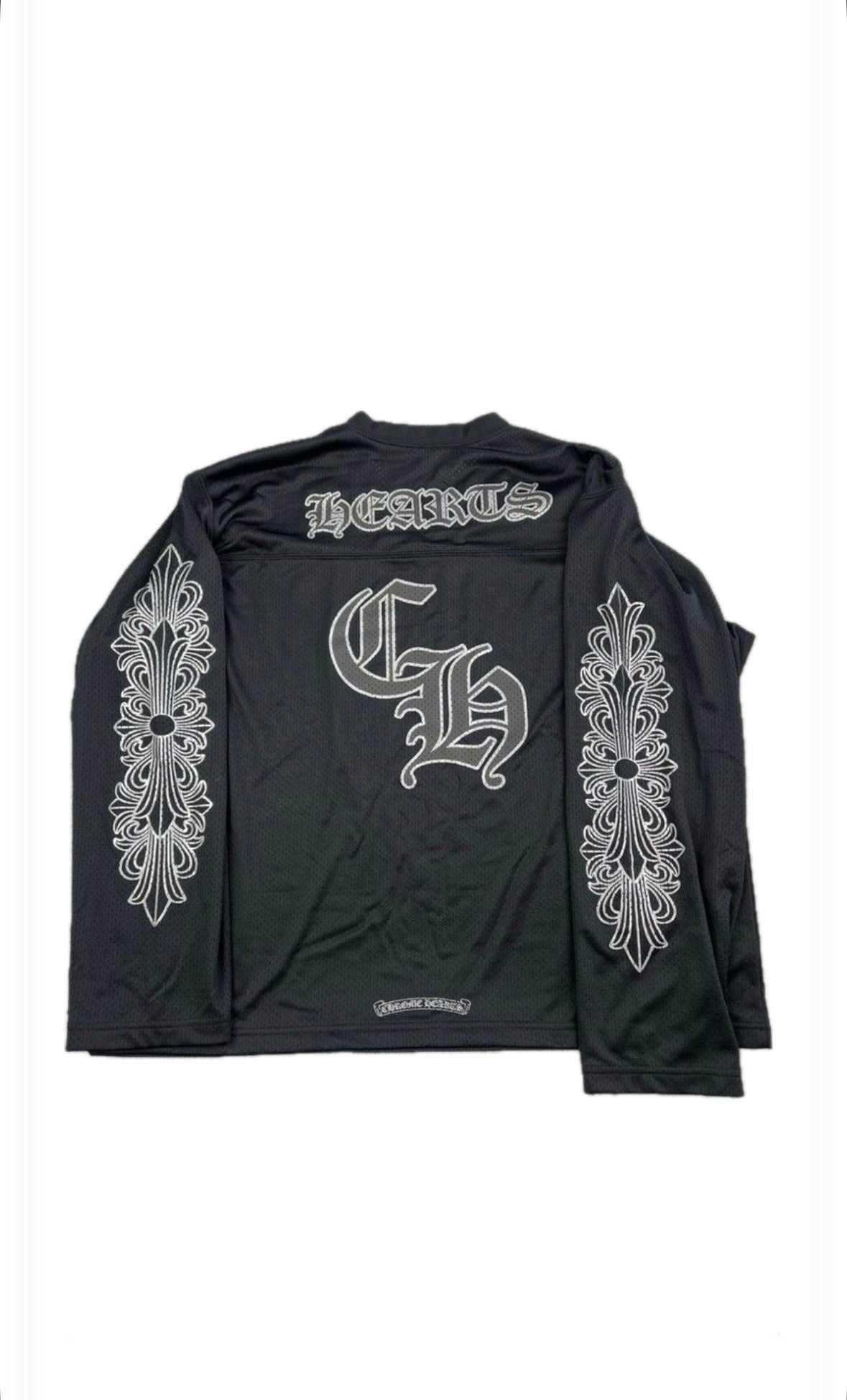 Chrome Hearts Long-Sleeve Mesh Shirt